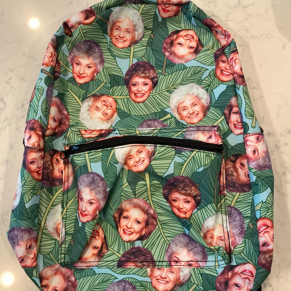 Golden Girls BRAND NEW Tropical Print Backpack